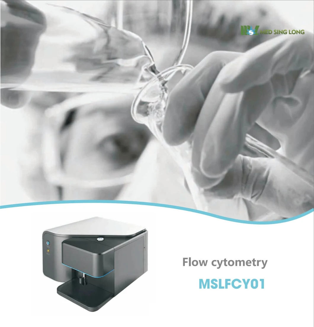 CE Approved Flow Cytometer Instrument for Laboratory Research and Clinical Diagnostics Flow Cytometry Machine