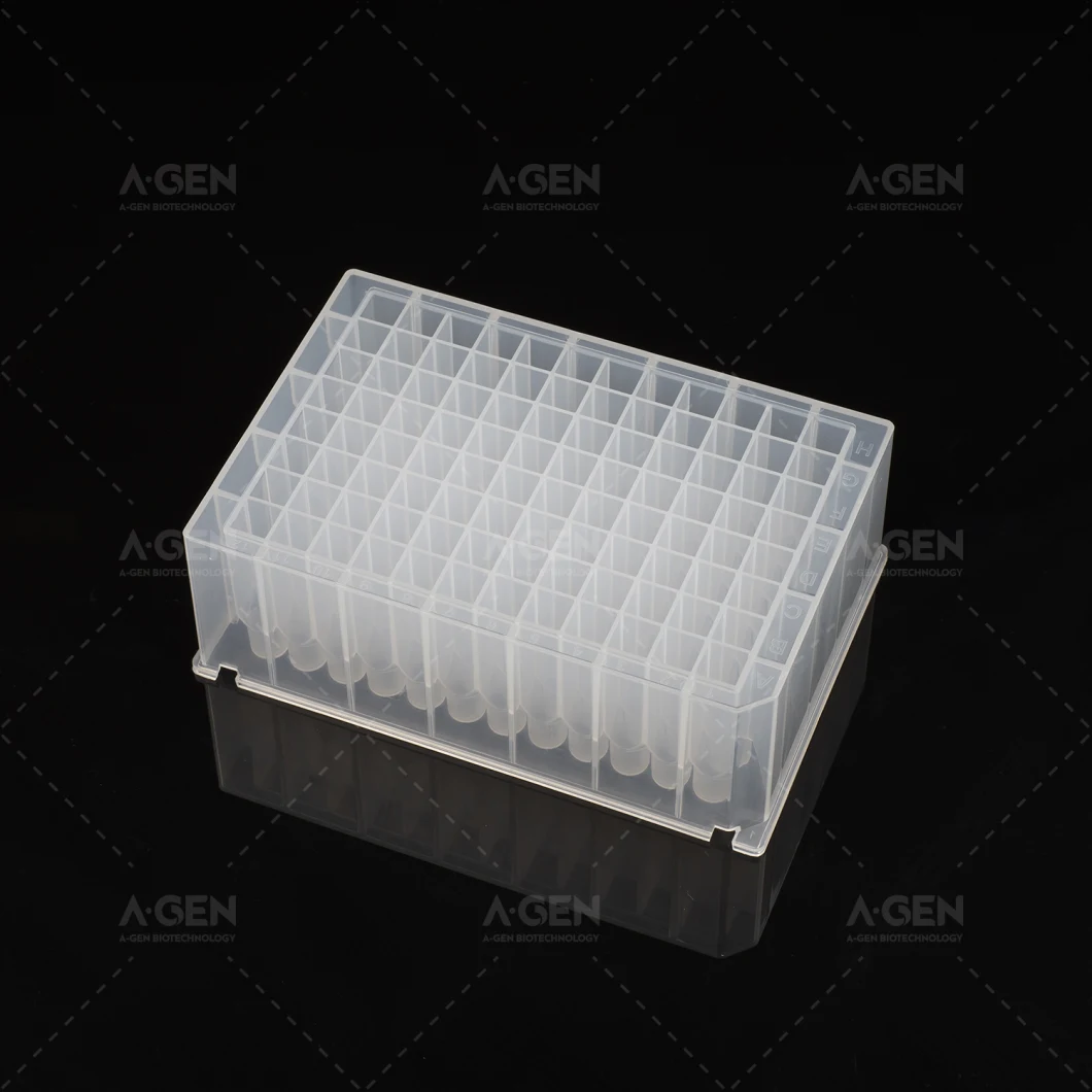 Stackable Autoclavable 96well Deep Well Plate Square Round Plastic Consumables for Medical Laboratories
