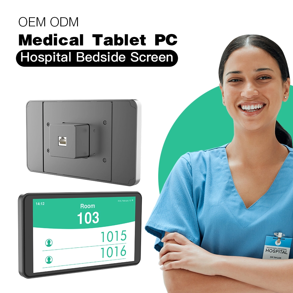 Wall Mounted Medical Health Care Hospital Tablet for Monitoring Patient Nurse Call Tablet Capacitive Video Calling