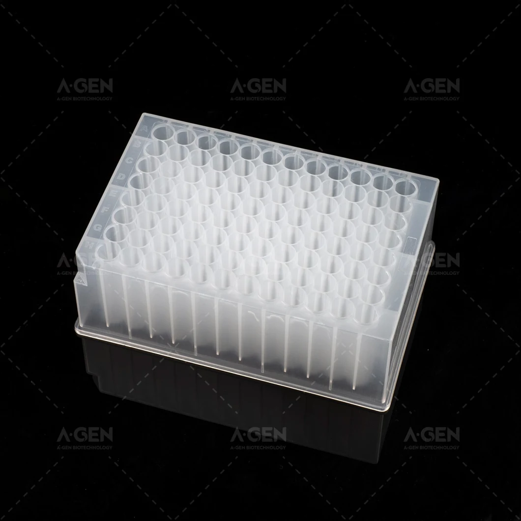 Stackable Autoclavable 96well Deep Well Plate Square Round Plastic Consumables for Medical Laboratories