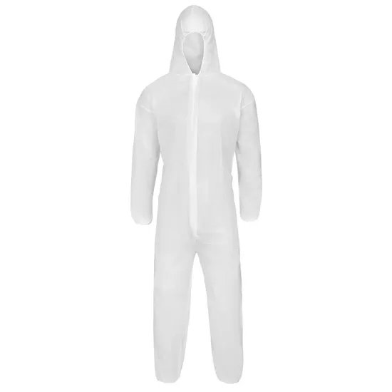 Waterproof/Plastic/PE/Working/Safety/Clothing/SMS Nonwoven Disposable PP Safety Protective Coverall Protective Clothing Protective Clothes Protective Suit/Gown