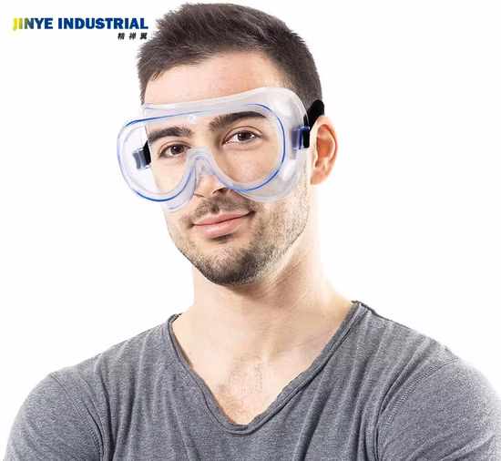 Gw023 Wide Vision Concealed Industrial Safety Goggles with Universal Fit
