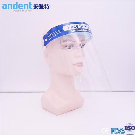 Plastic Clear Pet Face Shield of Dental Material